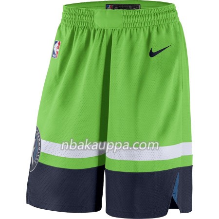 Minnesota Timberwolves Miesten Shortsit Vihreä 2018-19 Nike Swingman